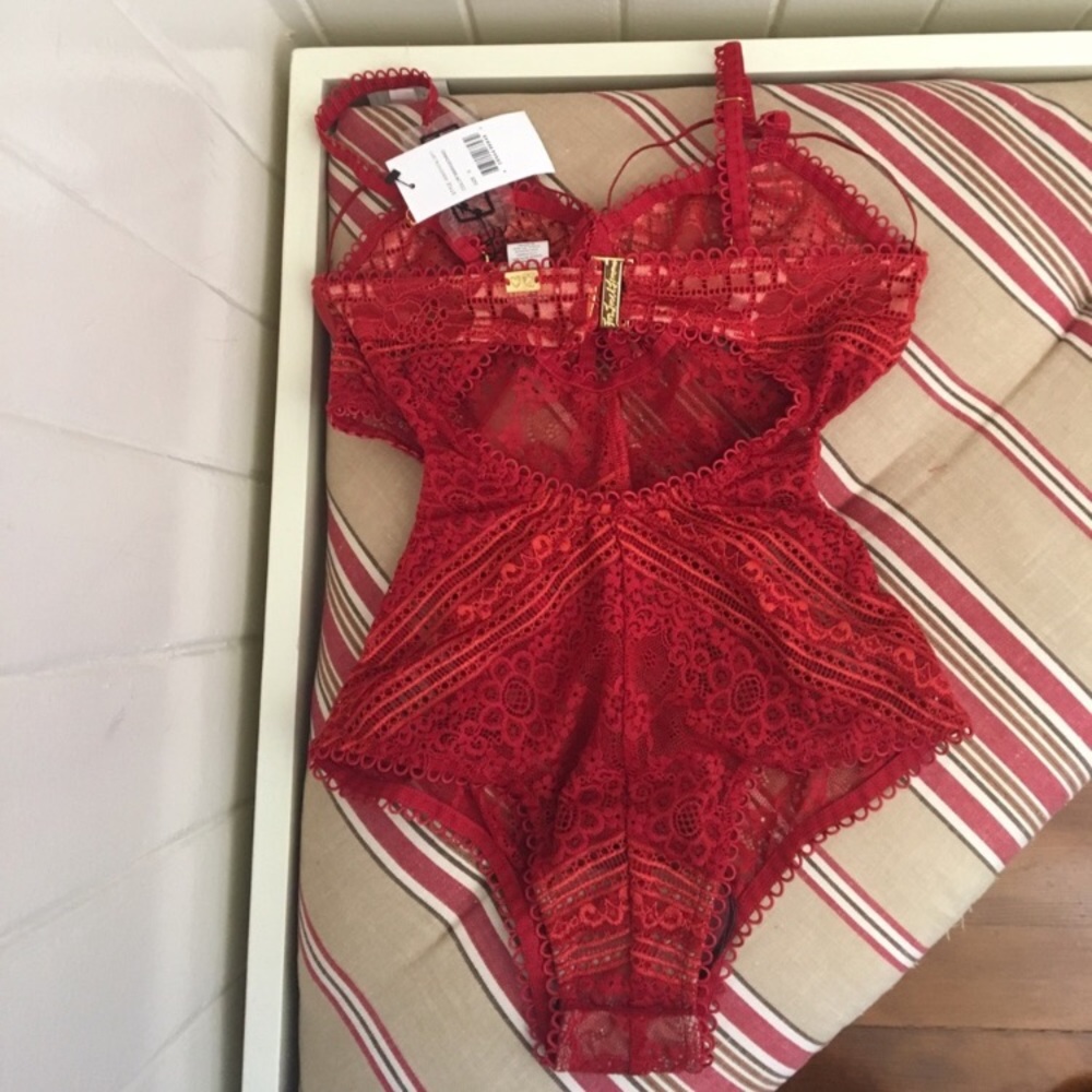 NWT For love & lemons Etienne lace bodysuit - Picture 6 of 8
